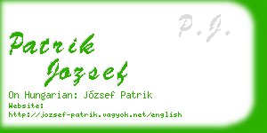 patrik jozsef business card